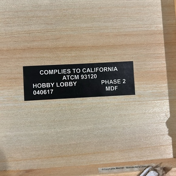 NWT Hobby Lobby Movie Night Rules Wooden Sign - Picture 6 of 6